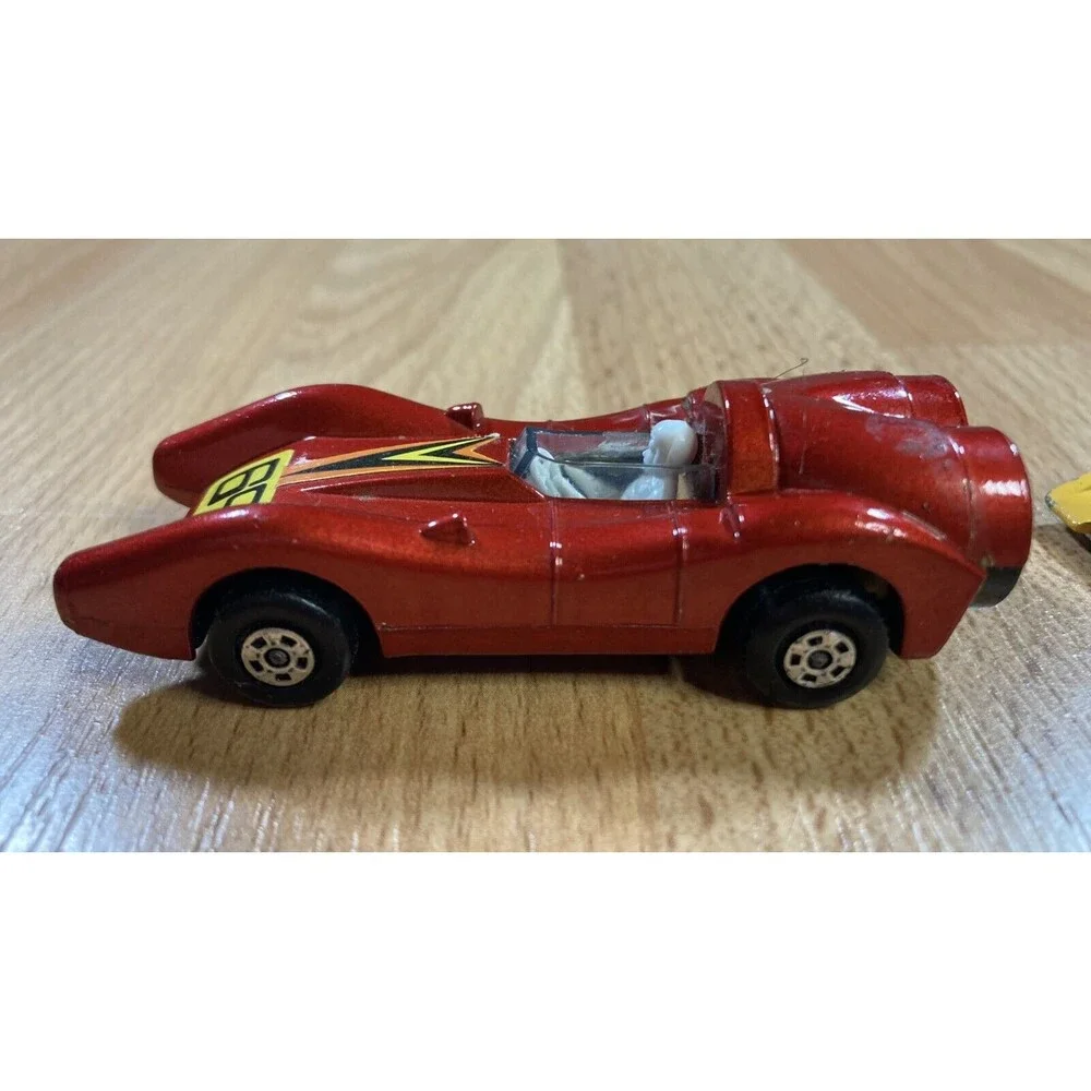 Matchbox England Turbo Fury & Corgi Juniors Formula Lot of 2 • Vintage • EUC